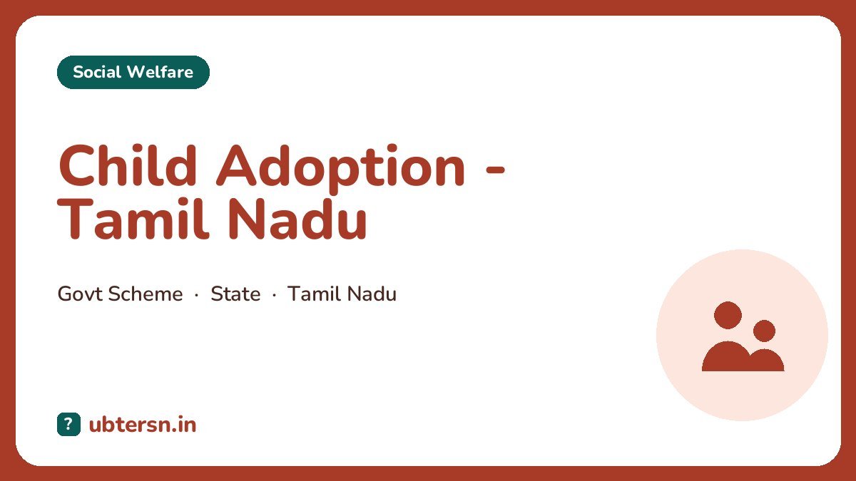 Child Adoption - Tamil Nadu