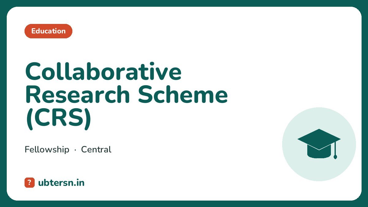 Collaborative Research Scheme (CRS)